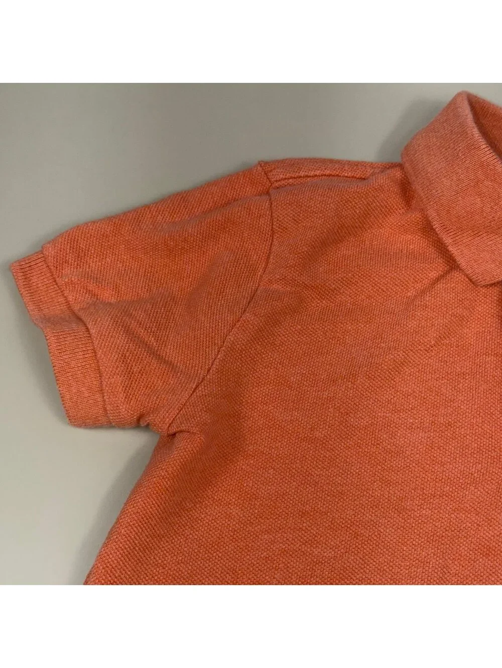 Polo Ralph Lauren Boys Polo Shirt | Size 5 | Orange Short Sleeve